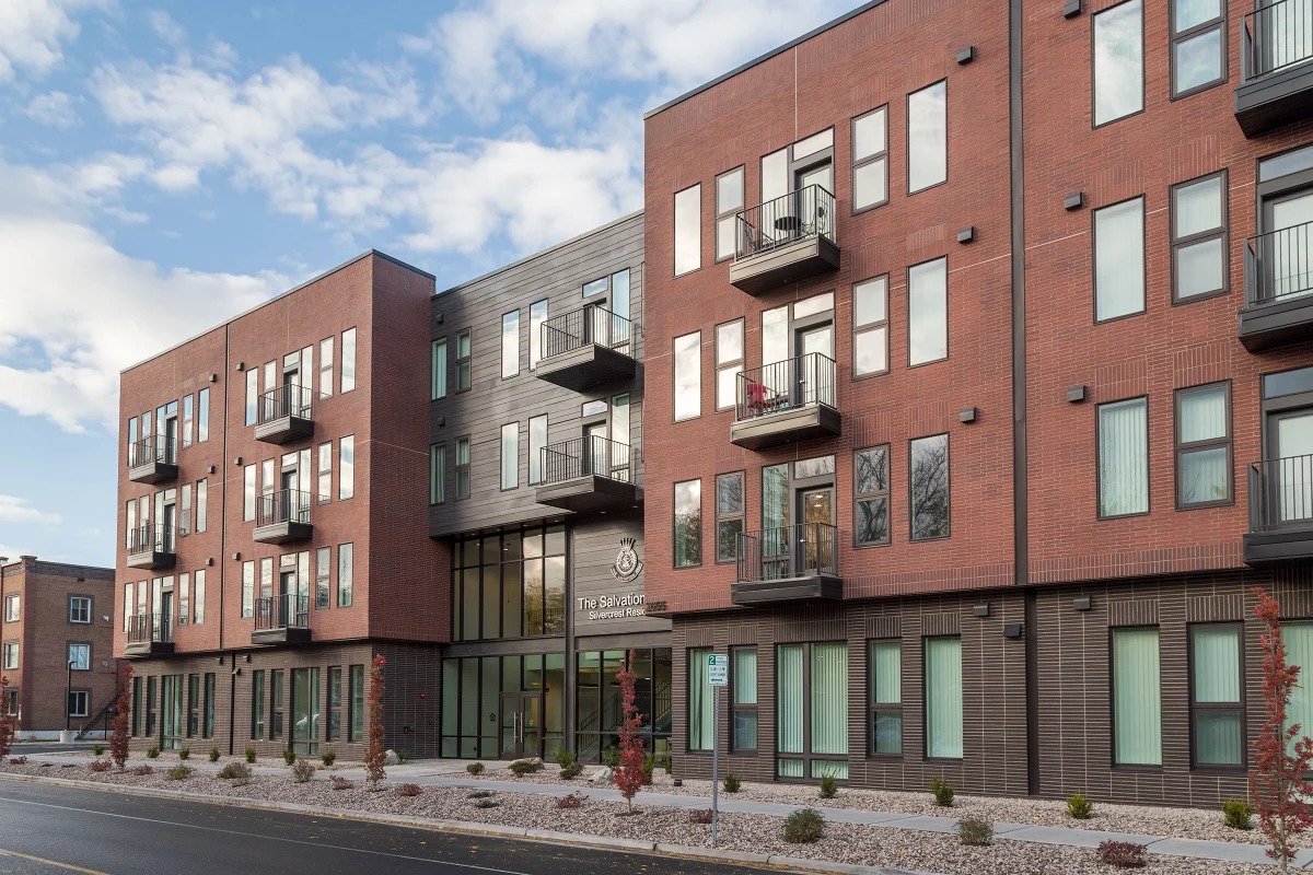 Silvercrest Residence exterior perspective from prior project experience