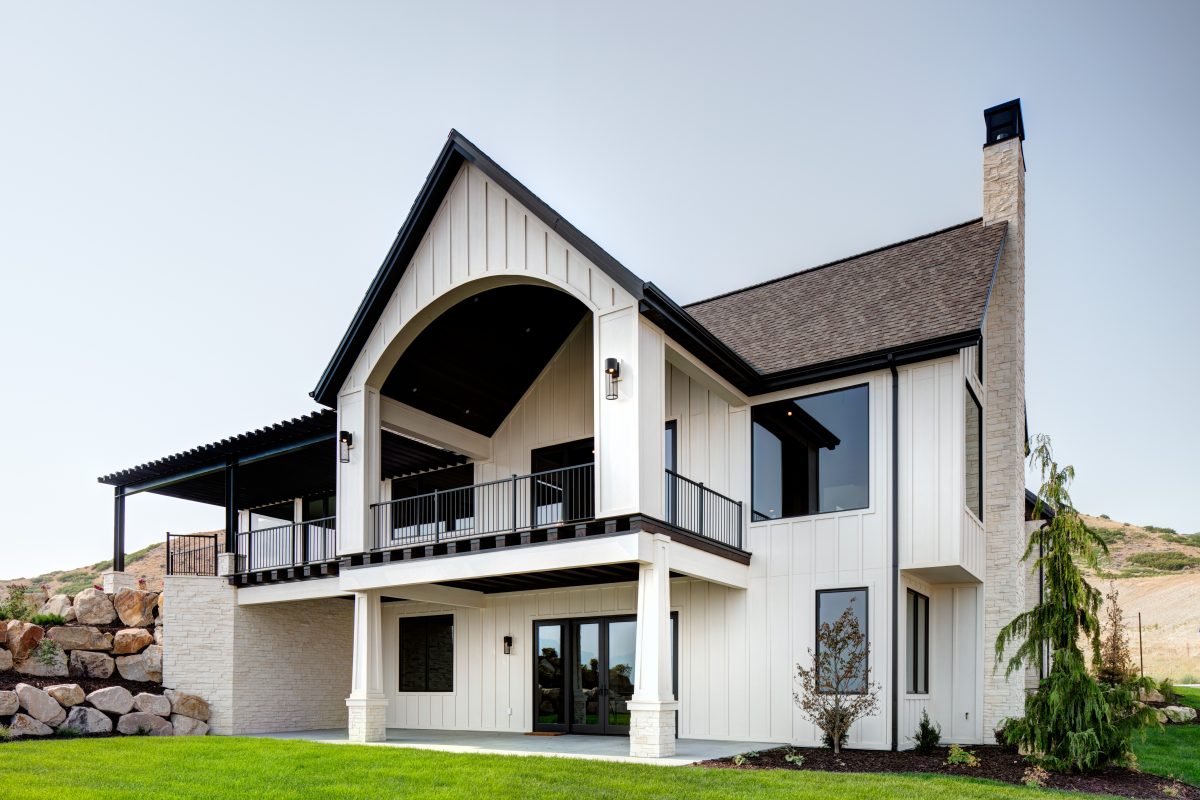 Step Rock Home architecture in a mountain setting